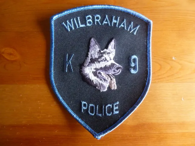 WILBRAHAM MASSACHUSETTS POLICE K-9 PATCH UNIT USA obsolete Original