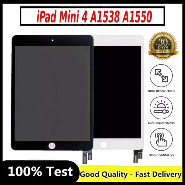 For iPad Mini 4 A1538 A1550 - LCD Display Replacement Touch Screen Digitizer UK