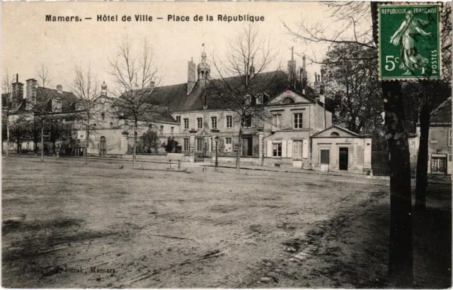 CPA MAMERS - Hotel de Ville - Place de la Republique (988832)