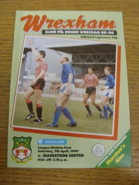 07/04/1990 Wrexham v Maidstone United [First League Season] . Thanks for viewing