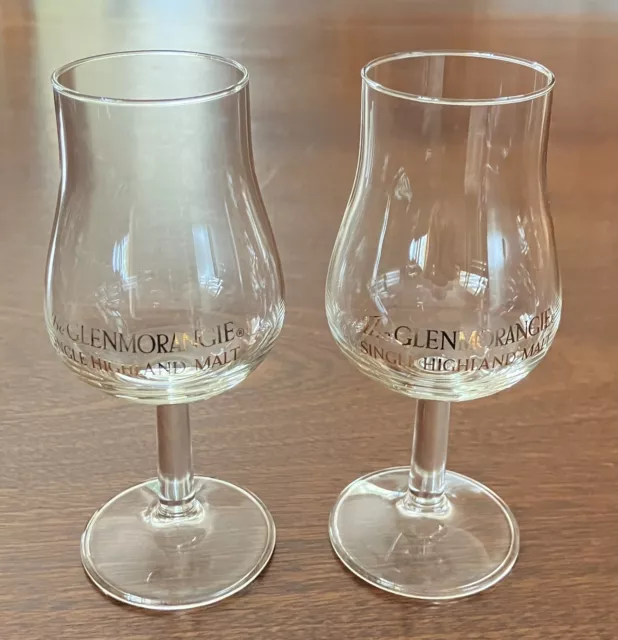 GLENMORANGIE CONNOISSEURS TASTING Glasses X2 Scotch Whisky Original $28 ...