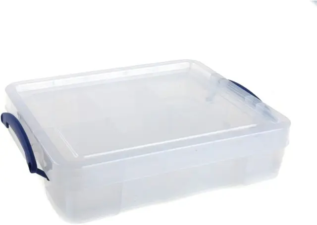 Really Useful Storage Box, Clear, 11 Litres