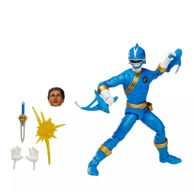 Hasbro Power Rangers Lightning Collection Wild Force Blue Ranger 6" Figure