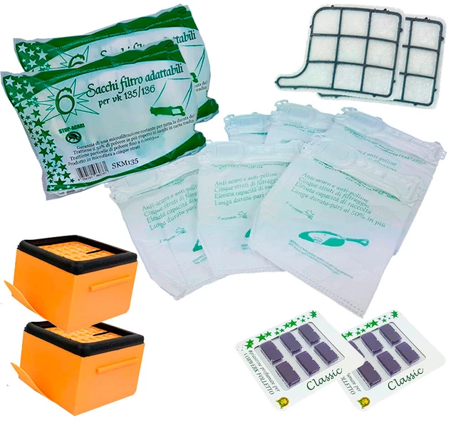 5 sacchetti per LG Turbo V-3300D V-3300T V-3314T V-3500HD microfibra G301 5 sacchetti per LG Turbo V-3300D V-3300T V-3314T V-3500HD microfibra G301