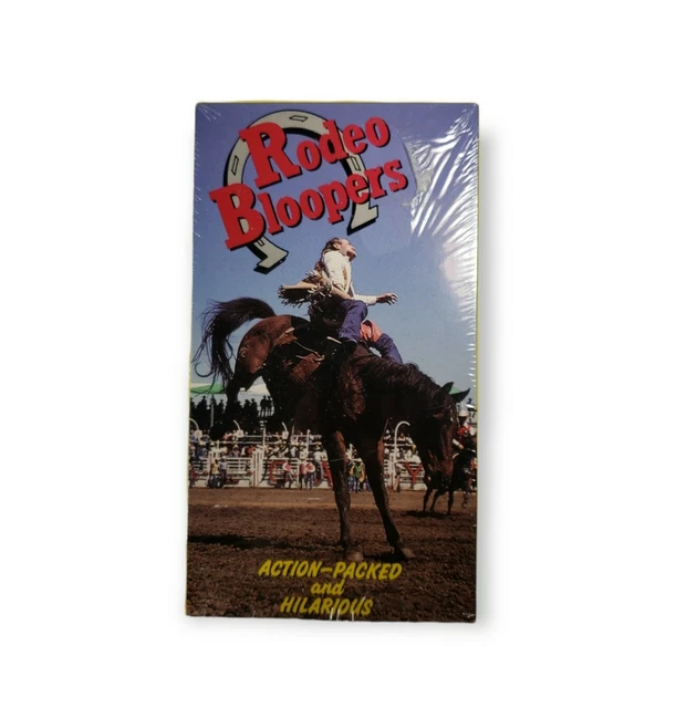 1990 RODEO BLOOPERS VHS Action-packed & Hilarious COWBOY COMEDY CLIP ...
