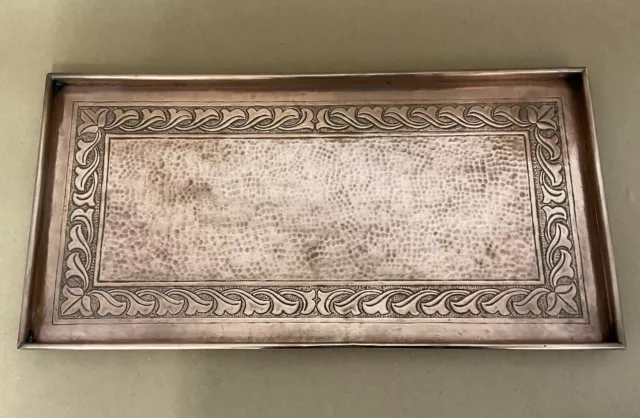 Antique Arts And Crafts Copper Tray Keswick School Of Industrial Arts. C1900