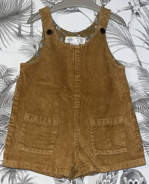 Girls Age 12-18 Months - Zara Cord  Shorts Dungarees