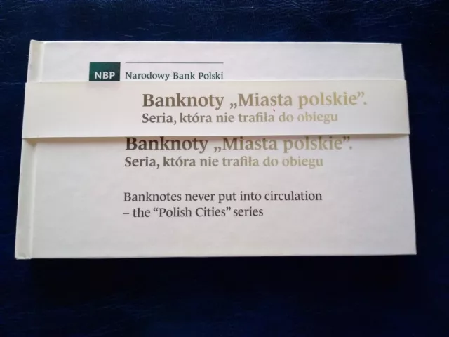 EMPTY ALBUM Banknotes Never Put Into Circulation "Polish Cities" Series