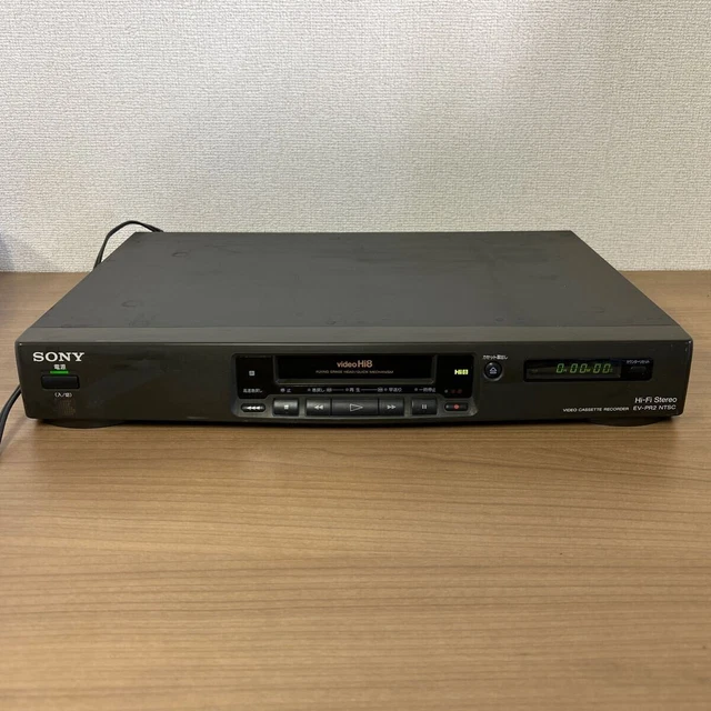 美品 動作確認済 取説付 SONY EV-PR2 分厚く Hi8 ビデオカセット