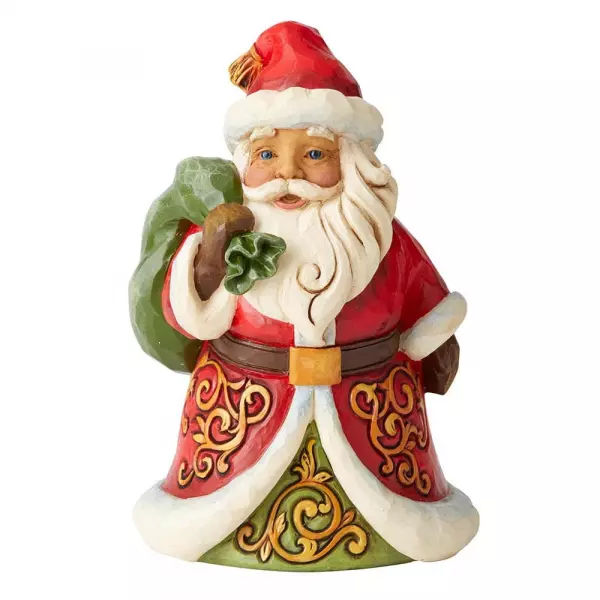 Jim Shore Heartwood Creek Christmas Santa Be True Mini Figurine