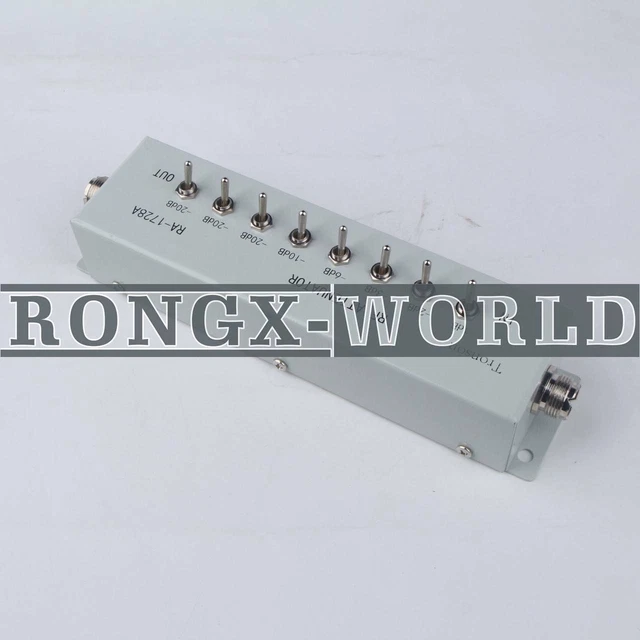 ONE NEW 0 - 82DB VARIABLE/ STEP ATTENUATOR 50 OHM for Ham Radio Transmitter