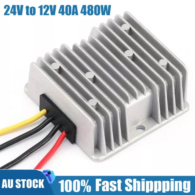 24V To 12V 40A Step Down DC DC Converter Voltage Reducer Regulator 40 Amp 480W