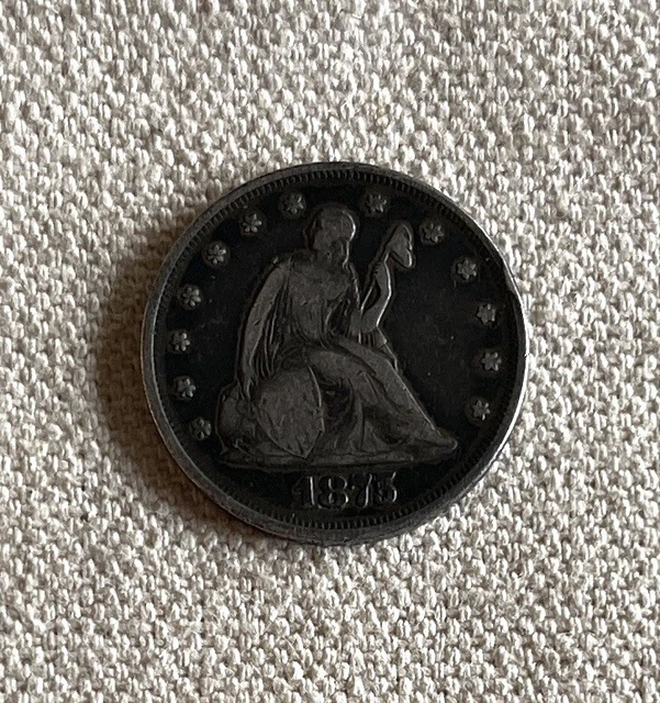 1875-P Twenty Cent Piece Original VF