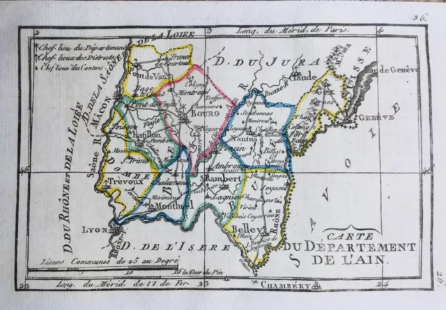 Ain 1794 Montrevel Chatillon En Chalaronne Saint Rambert Montluel Oyonnax Gex