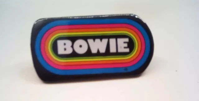 David Bowie Pinback music rock Vintage Pin Button Badge 80's NOS