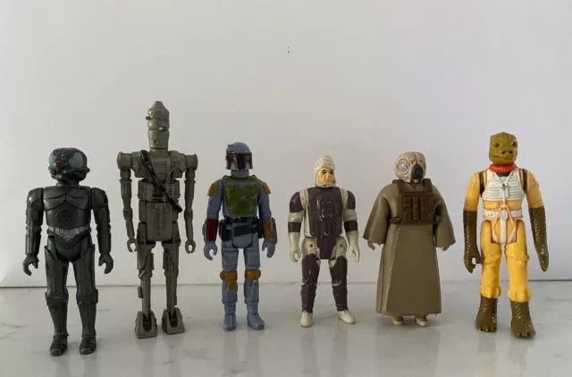 Star Wars Vintage figures job lot Bundle Bounty Hunters Boba Fett Dengar IG-11