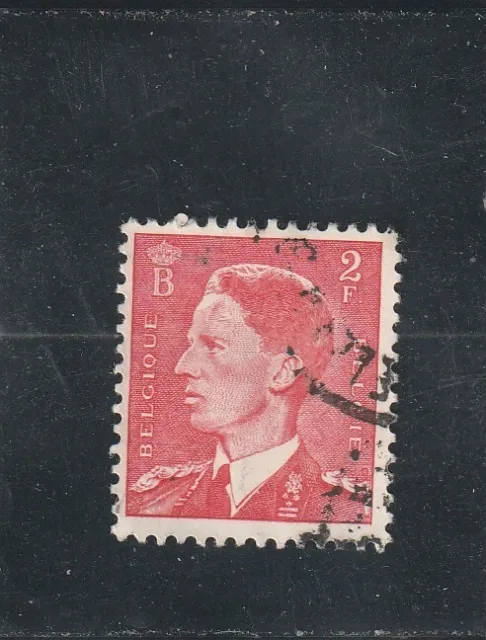 L5589 BELGIQUE timbre Y&T N° 910 de 1953 " Roi Baudouin 1er " Oblitéré