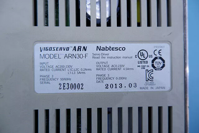 NABTESCO ARN30-F ARN30F 60days warranty