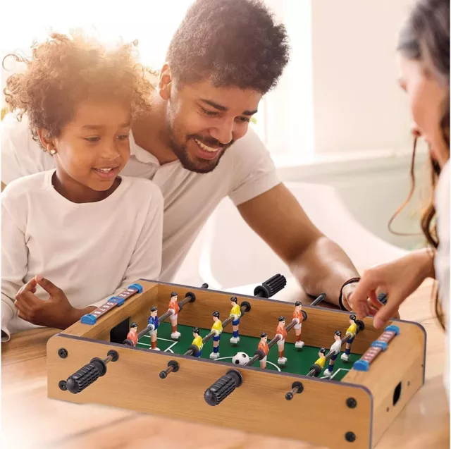 Football à Cinq Baby-Foot De Table, en Bois, Mensurations 52 X 50 CM pour Bambi