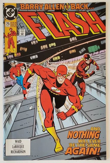 The Flash #75 (1993, DC) VF/NM Vol 2 "Barry Allen is Back"