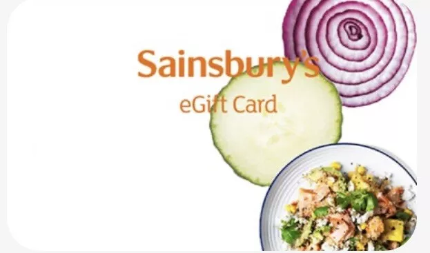 Sainsbury’s £80 E Vouchers Gift Card - No Physical Card