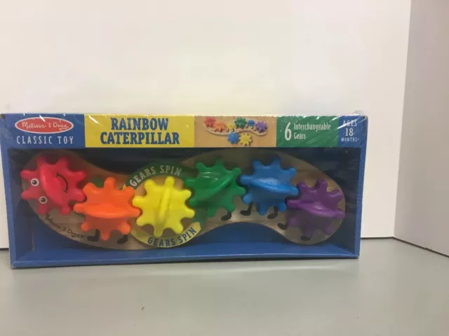 Melissa and Doug Rainbow Caterpillar   Gear Toy