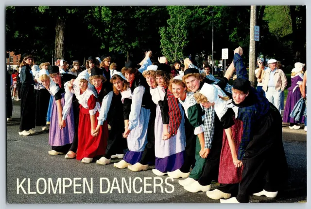 Holland, Michigan - Klompen Dancers, Tulip Time Festival - Vintage Postcard 4x6