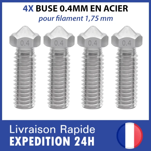 4x Buse 0.4mm ANYCUBIC 3D Printer 4Max Pro imprimante 3D Printer Nozzle + Outils