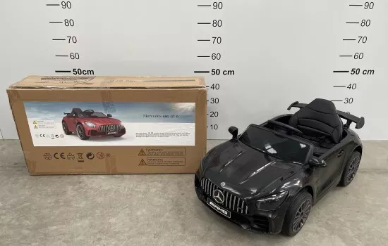 Voiture Électrique Mercedes GT-R AMG Noir Jouet Enfant Garçon et Fille