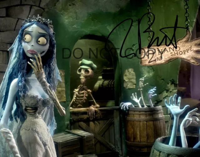 Tim Burton SIGNED 8x10 REPRINT Photo Corpse Bride Nightmare Before Christmas #1