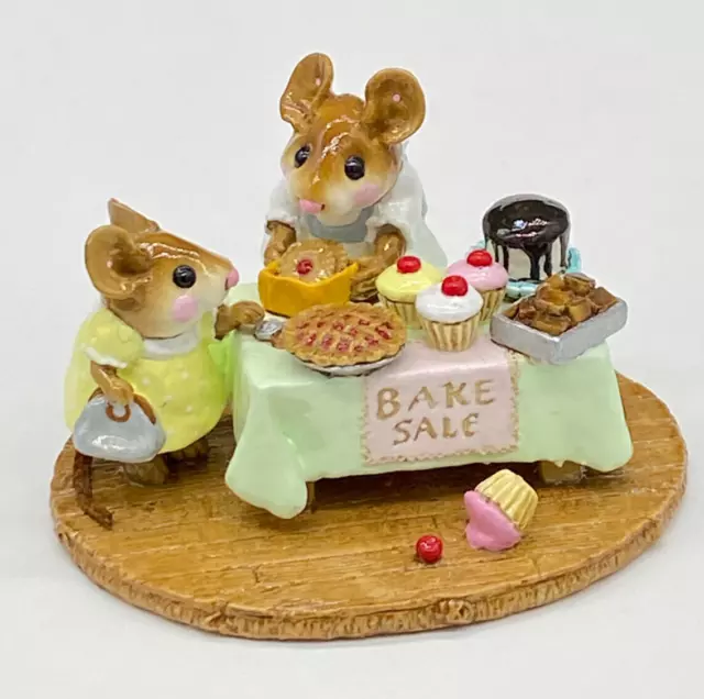 Wee Forest Folk WFF M-220 Mousey's Bake Sale with WFF box