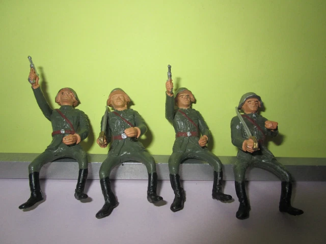Figurine Starlux : mini Starlux 1/72 WW2 lot soldats bérets rouges