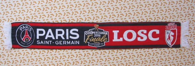 Écharpe Vintage PSG Paris Saint-Germain, édition Barcelona Finale Coupe Des Coupes 1997