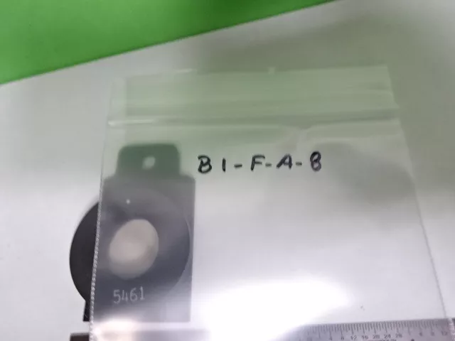 Microscope Pièce Slide 5461 Filtre Optiques Comme Est B #B1-F-A-8