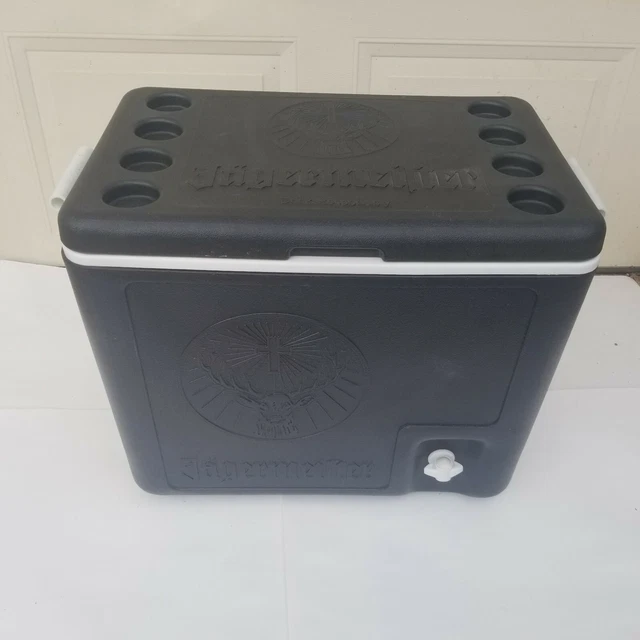 Jagermeister Cooler Large Chest Shot Dispensing Ice Cold Shots Black
