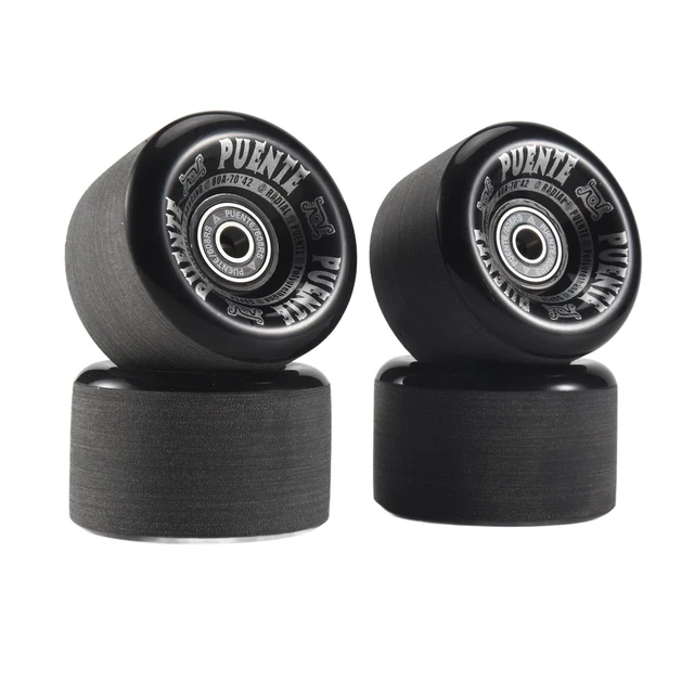PUENTE Lot de 4 Roues de Skateboard Roues de Skate Durables En PU