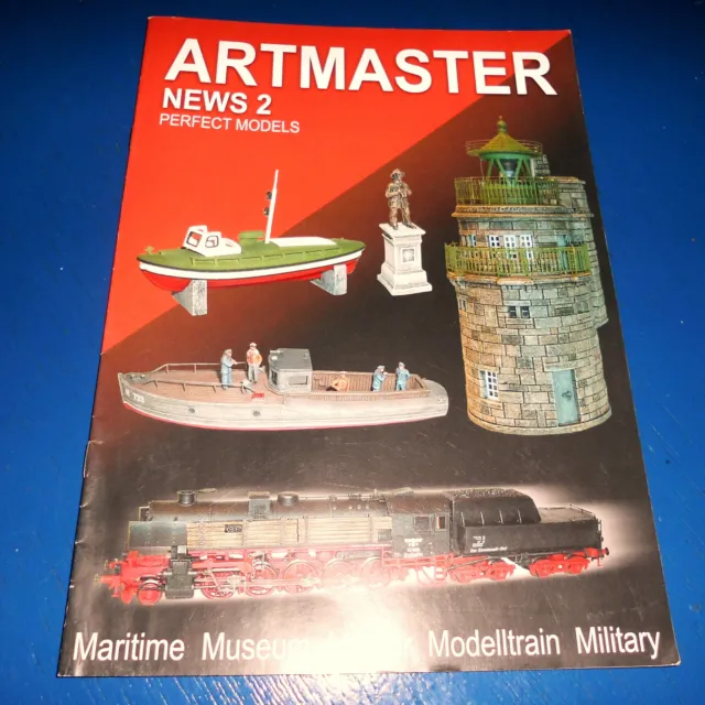 ARTMASTER Katalog New 2 Modellbau Bausätze Maritime Militär in 1:87 1:160 N 1:72