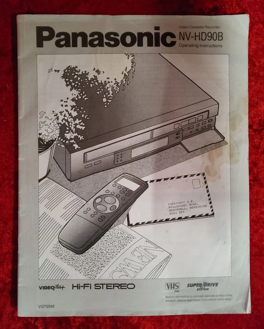 Panasonic NV-HD90B Istruzioni per l'uso. SW189B