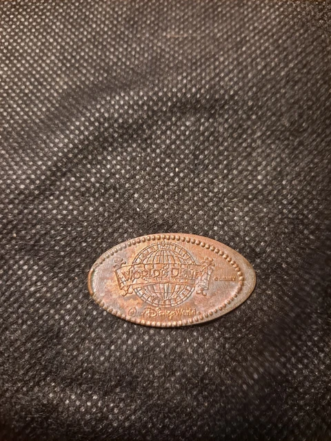 WORLD OF DISNEY DISNEYWORLD ELONGATED PENNY TOKEN!    e9085UXX