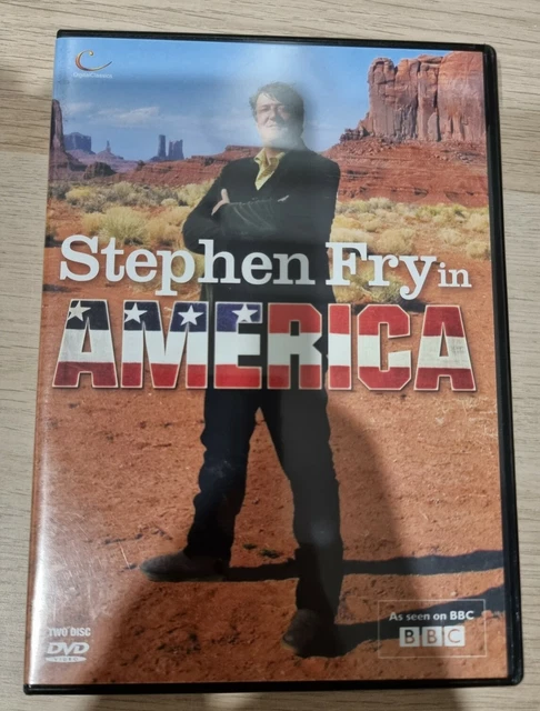 STEPHEN FRY IN AMERICA Complete Series DVD (2 discs) All Regions PAL | BBC