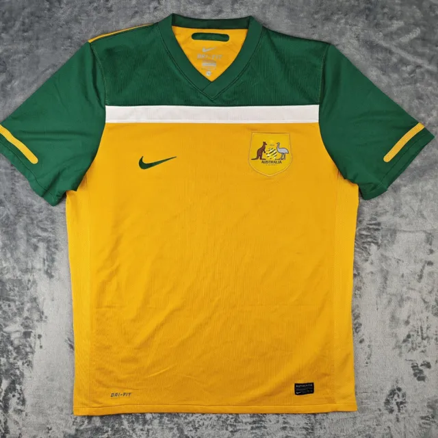 Australia National Team 2010/2011/2012 Home Football Shirt Nike Size L Large