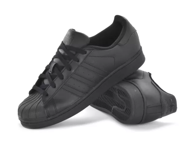 Fondazione Adidas SuperStar - Sneakers retrò -adidas Originals AF5666 mono nero