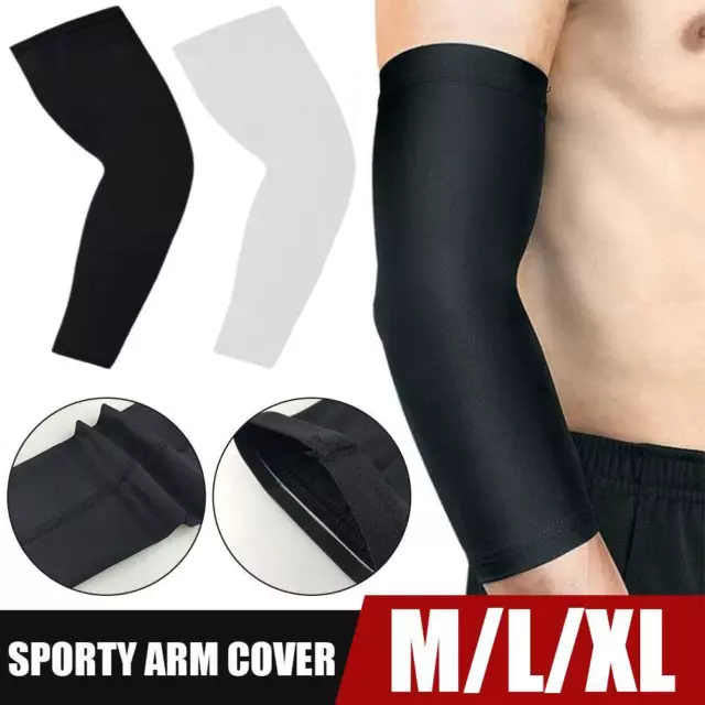 Compression Arm Sleeves Baseball Football Basketball Elbow Pad Sleeve Soft`