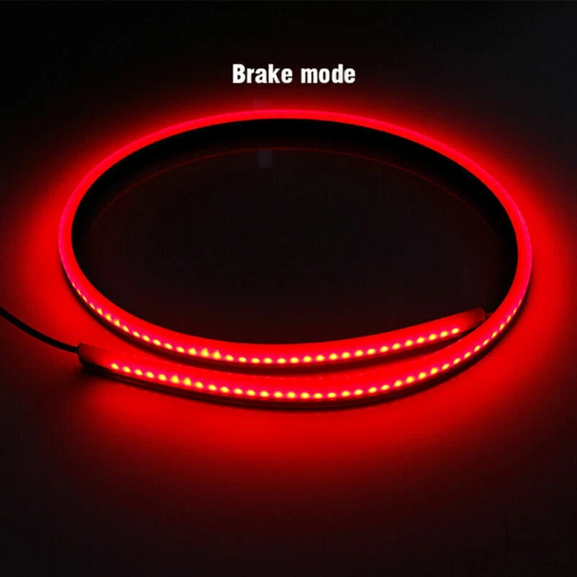 Striscia Led Per Auto STRISCIA DI LUCI di stop dinamiche a LED per auto Luci di marcia diurna ...