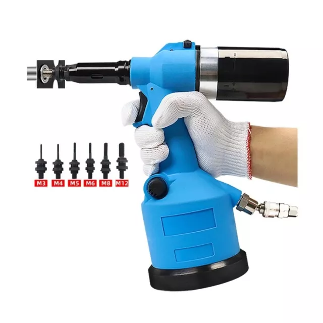 Pneumatic Rivet Nut Guns Automatic Riveter Air Tools Rivnut Riveting Machine