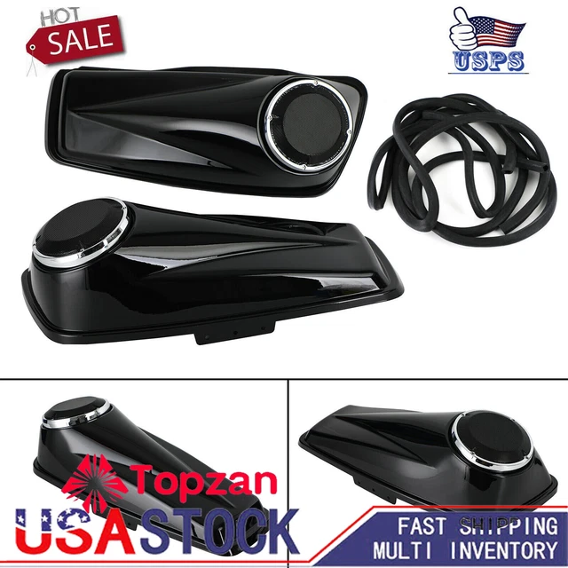 6.5'' Saddlebag Lids Fit Touring Road Street Electra Glide 2014-2021 US