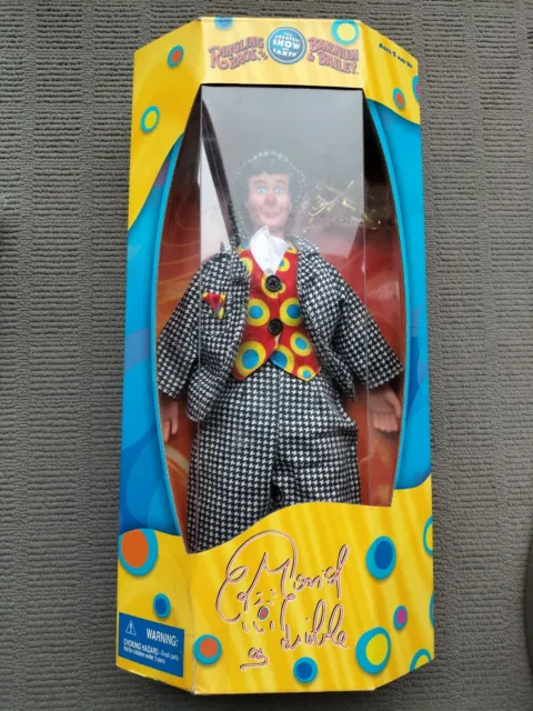 2003 Ringling Bros & Barnum & Bailey David Larible Clown Doll NEW In Box Circus