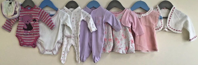 Baby Girls Bundle 0-3 Topolino JoJo Maman Bebe George M&S Nutmeg Next