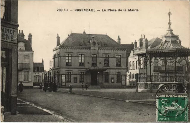 CPA ROSENDAEL - La Place de la Mairie (141538)