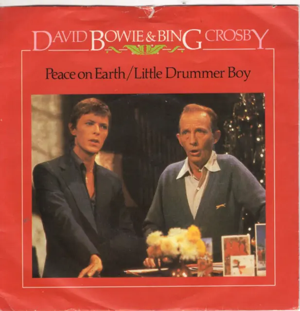 DAVID BOWIE & BING CROSBY ~ Peace On Earth/Little Drummer Boy ~1982 UK 7" vinyl